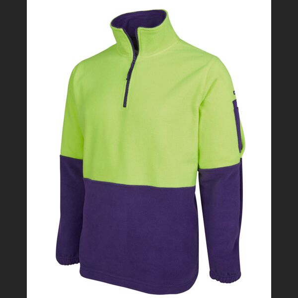 JB's WEAR Hi Vis 1/2 Zip Polar Fleece Thumbnail