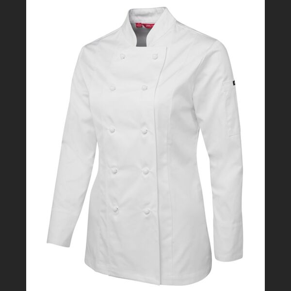 JB's WEAR Ladies L/S Chef's Jacket Thumbnail
