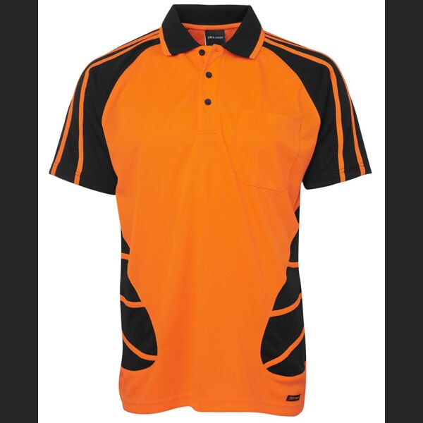 JB's WEAR Hi Vis S/S Spider Polo  Thumbnail