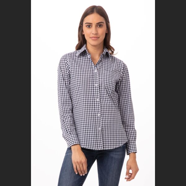 CHEF WORKS Gingham Dress Shirt Thumbnail