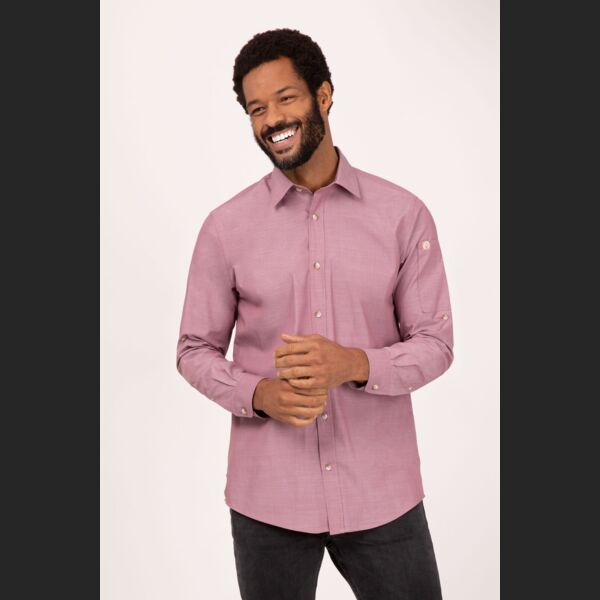 CHEF WORKS Mens Chambray Shirt Thumbnail